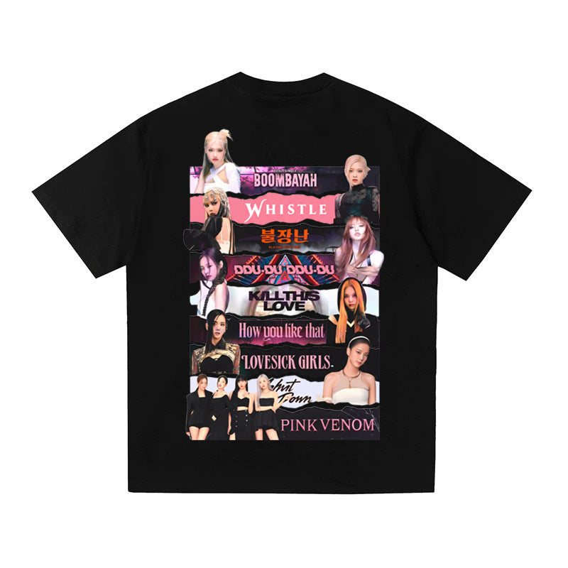 BLACKPINK Kaos Logo Seri Huruf, Unisex '"COD '" BP-202