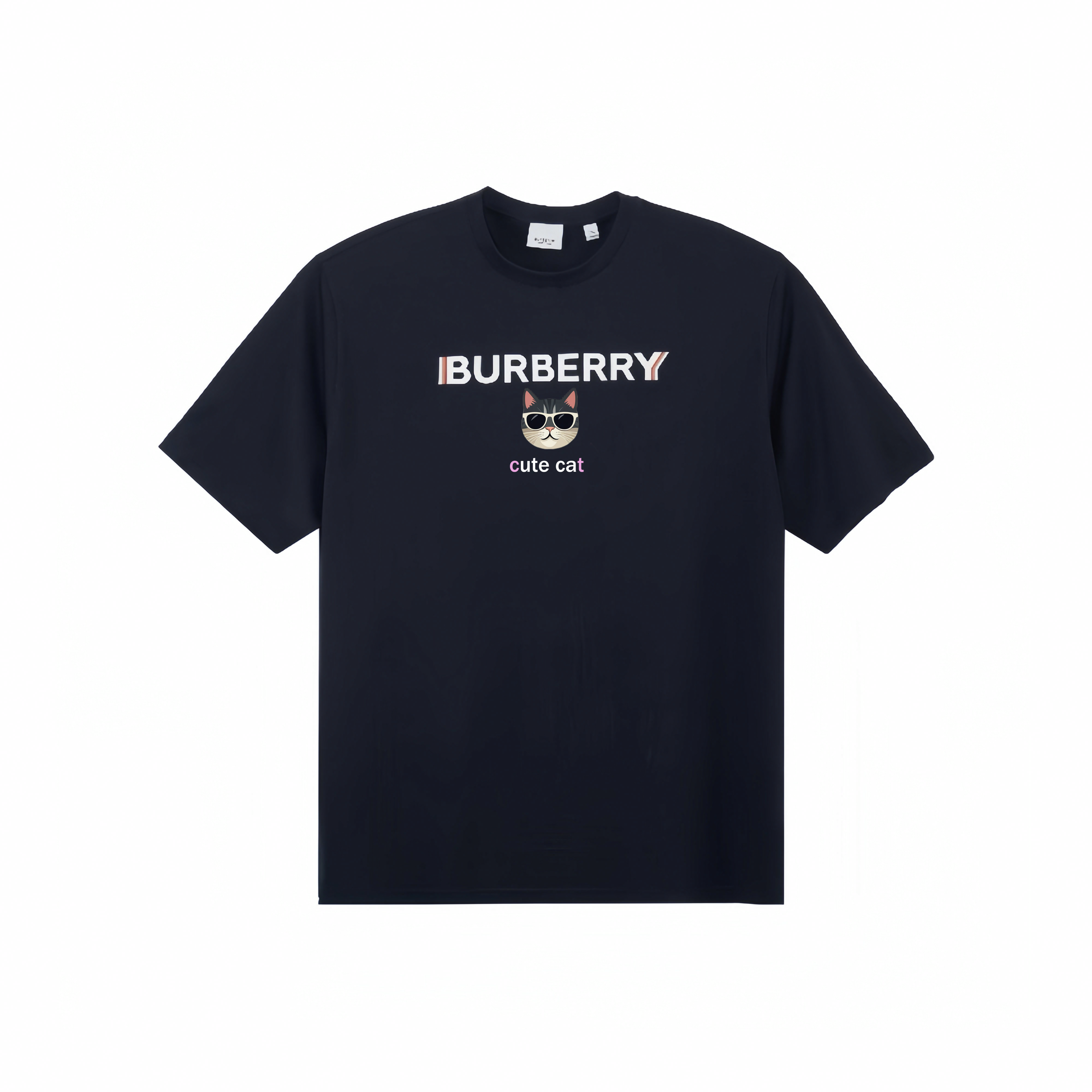 Burberry Kaos Logo Seri Huruf, Unisex, COD '"B-19