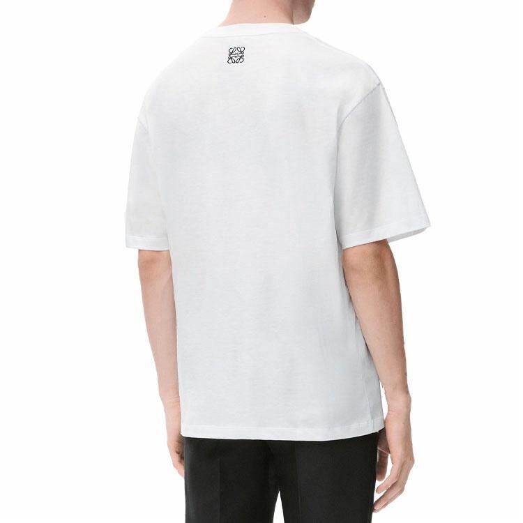 Kaos Pendek LOEWE dengan Motif Gambar/Cetak, Cocok untuk Pria dan Wanita -LE-14