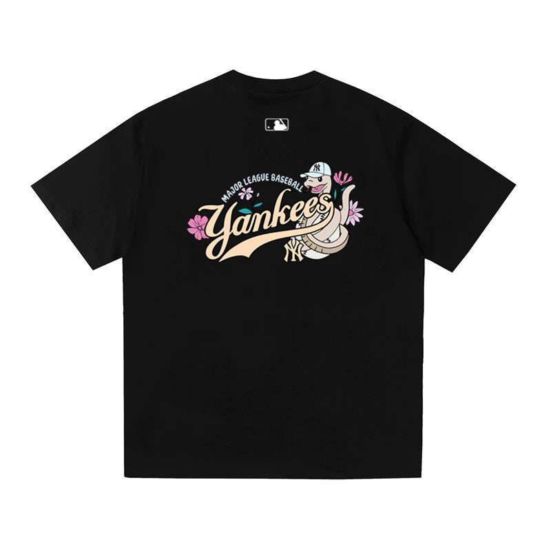 MLB Kaos Logo Seri Huruf, Unisex '"COD '" M-228 Ada 3 Pilihan Warna
