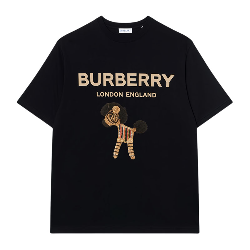 Burberry Kaos Logo Seri Huruf, Unisex, COD '"B-63