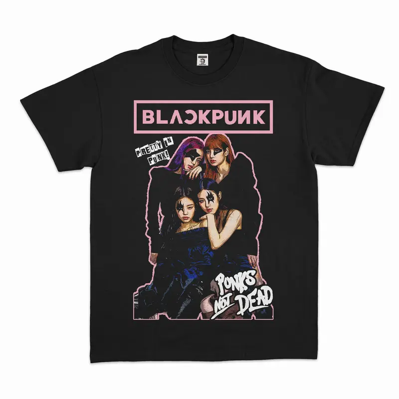 BLACKPINK Kaos Logo Seri Huruf, Unisex '"COD '" BP-201