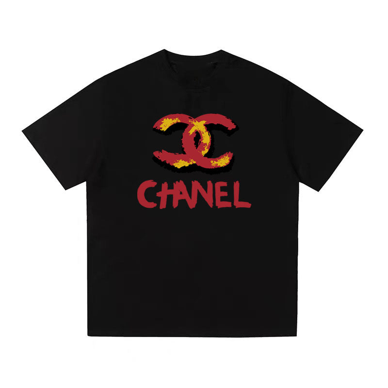 CHANEL Kaos Logo Seri Huruf, Unisex '"COD '"  CH-200