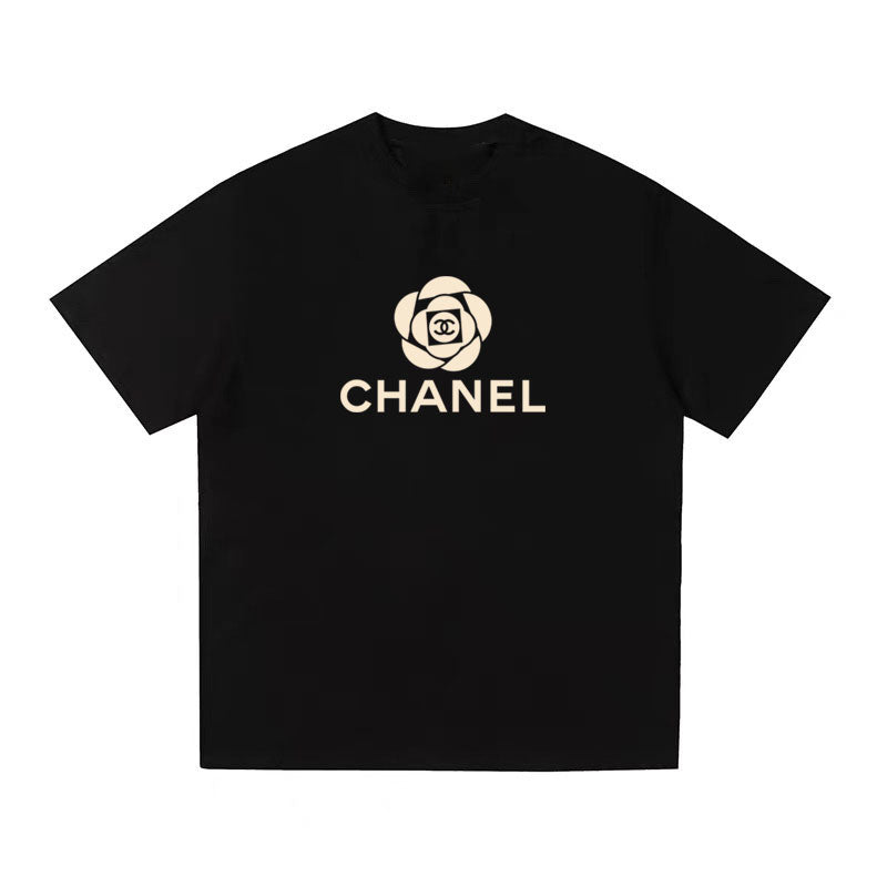 CHANEL Kaos Logo Seri Huruf, Unisex '"COD '"  CH-202
