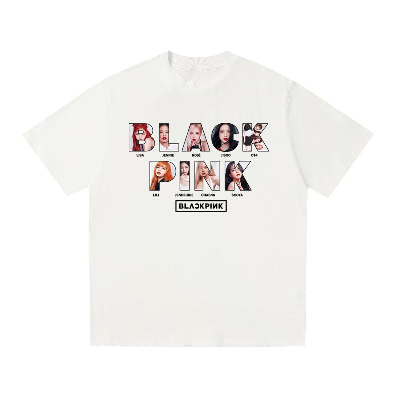 BLACKPINK Kaos Logo Seri Huruf, Unisex '"COD '" BP-203