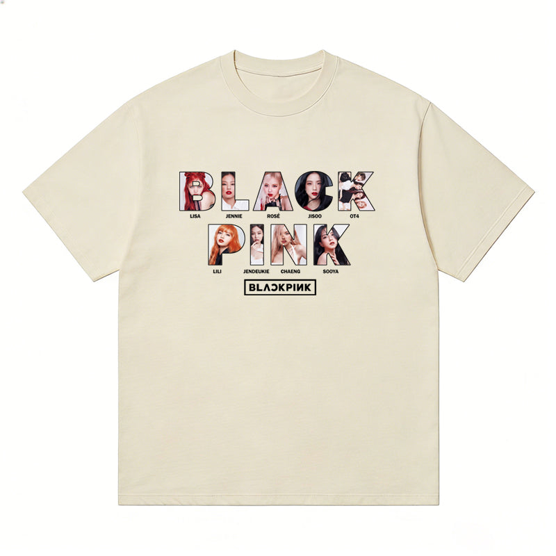 BLACKPINK Kaos Logo Seri Huruf, Unisex '"COD '" BP-203