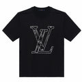 LV Kaos Logo Seri Huruf, Unisex, COD '-L-21
