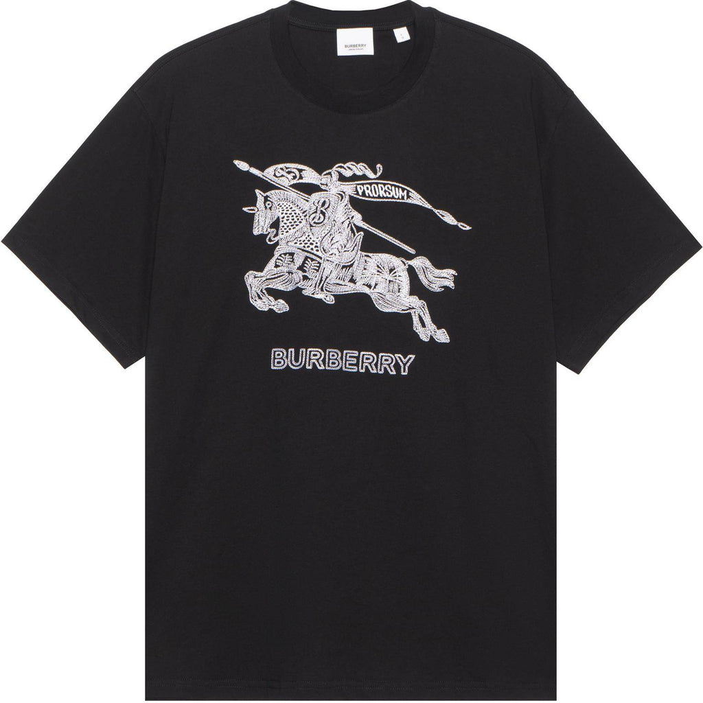Burberry Kaos Logo Seri Huruf, Unisex, COD '"B-10