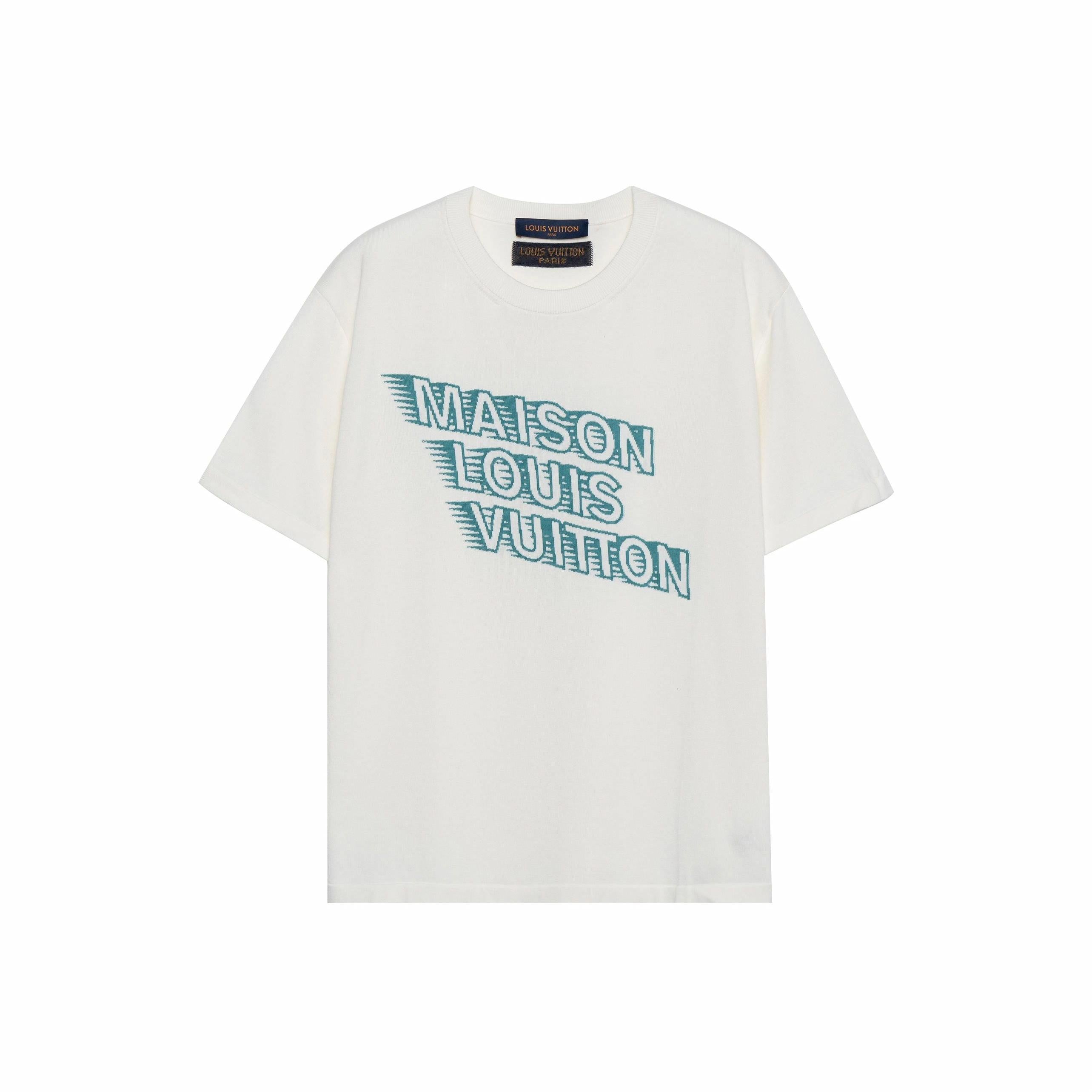 LV Kaos Logo Seri Huruf, Unisex, COD '-L-12