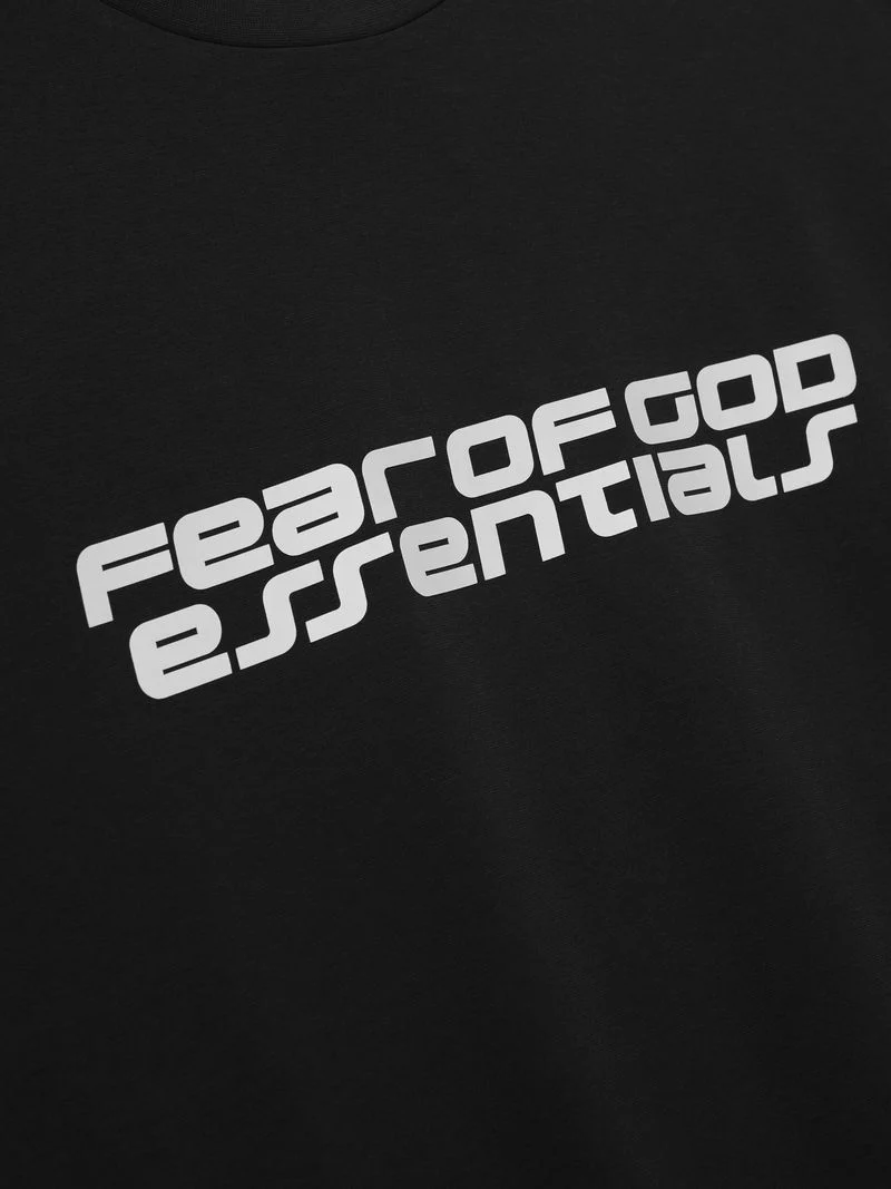 FEAR OF GOD Essentials Kaos Logo Seri Huruf, Unisex '"COD '"  FOG - 6