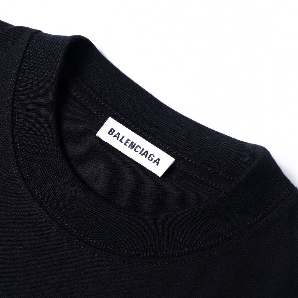 Kaos Pendek Balenciaga dengan Motif Gambar/Cetak, Cocok untuk Pria dan Wanita -BL-16