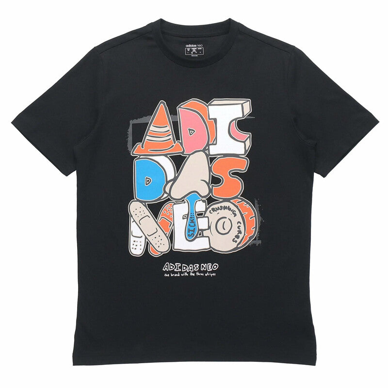 adidas Kaos Logo Seri Huruf, Unisex, COD '" AD-17