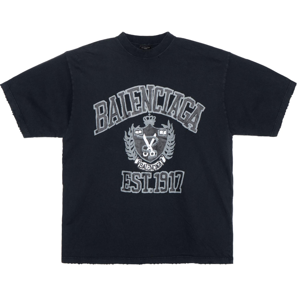 Kaos Pendek Balenciaga dengan Motif Gambar/Cetak, Cocok untuk Pria dan Wanita -BL-28