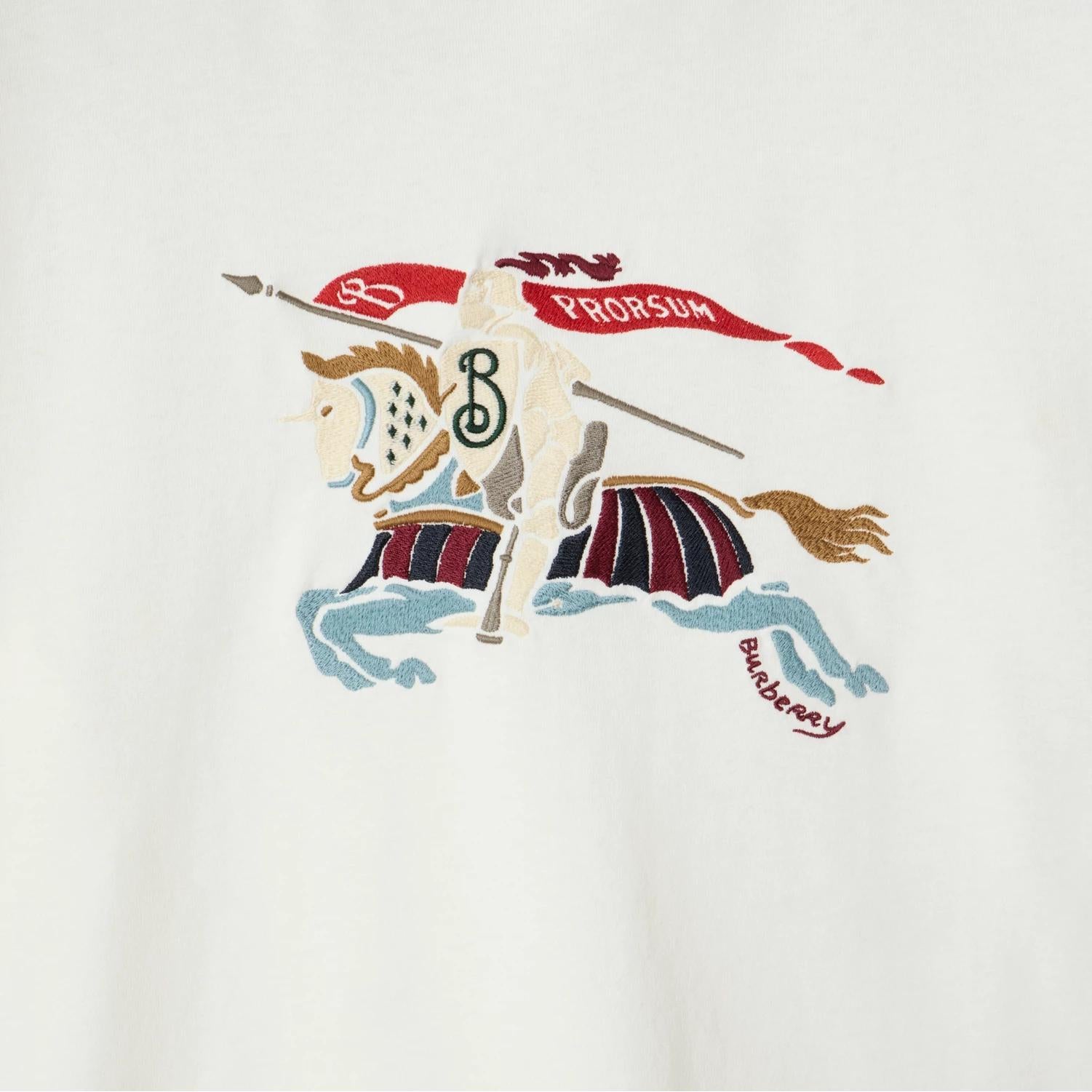 Burberry Kaos Logo Seri Huruf, Unisex, COD '"B-54