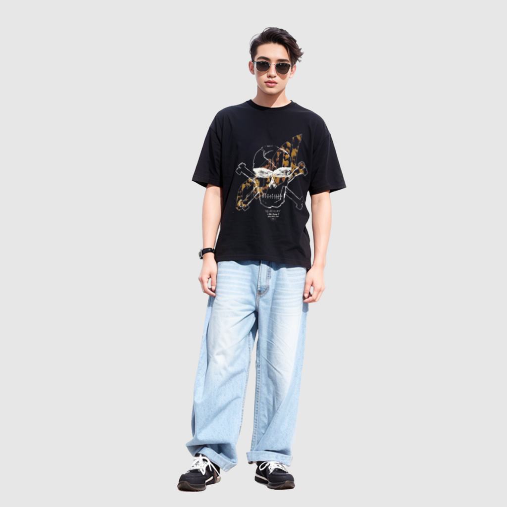 Kaos Givenchy Bermotif, Unisex -J-27