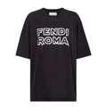 Kaos Pendek FENDI dengan Motif Gambar/Cetak, Cocok untuk Pria dan WanitaF-13