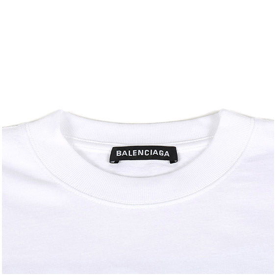 Kaos Pendek Balenciaga dengan Motif Gambar/Cetak, Cocok untuk Pria dan Wanita -BL-52