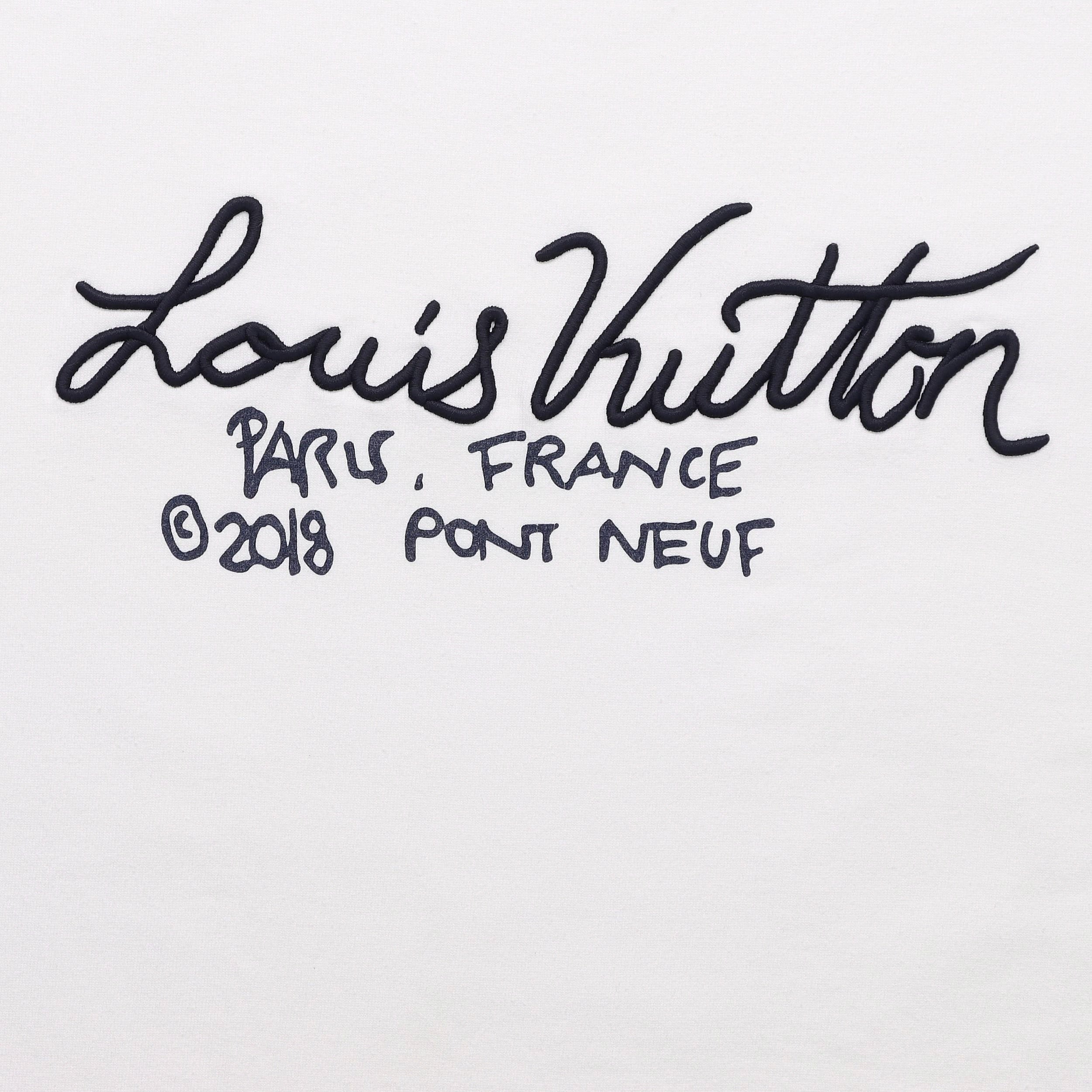 LV Kaos Logo Seri Huruf, Unisex, COD '-L-09