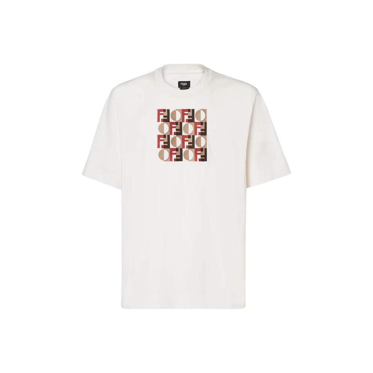 Kaos Pendek FENDI dengan Motif Gambar/Cetak, Cocok untuk Pria dan WanitaF-39