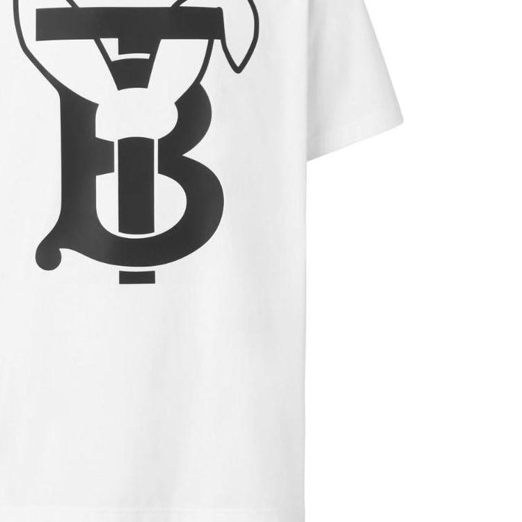 Burberry Kaos Logo Seri Huruf, Unisex, COD '"B-55