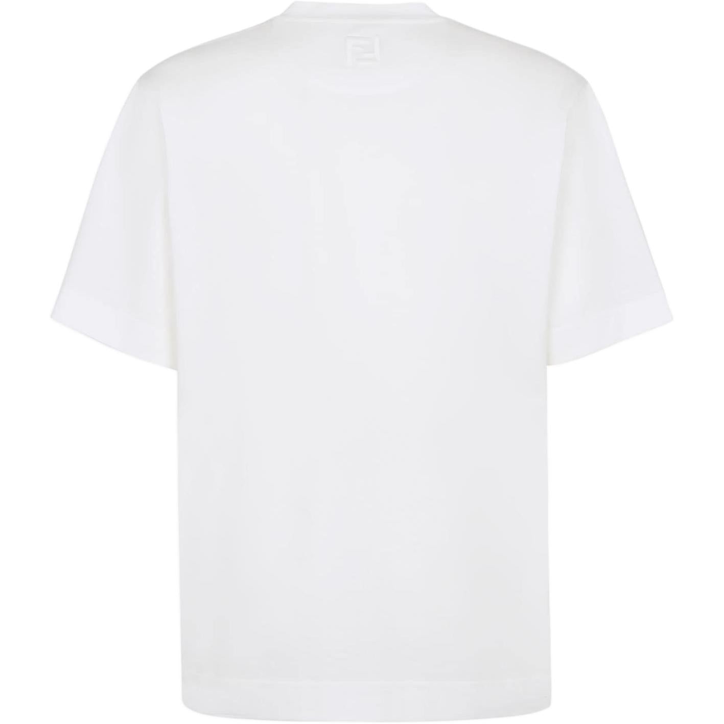 Kaos Pendek FENDI dengan Motif Gambar/Cetak, Cocok untuk Pria dan WanitaF-23