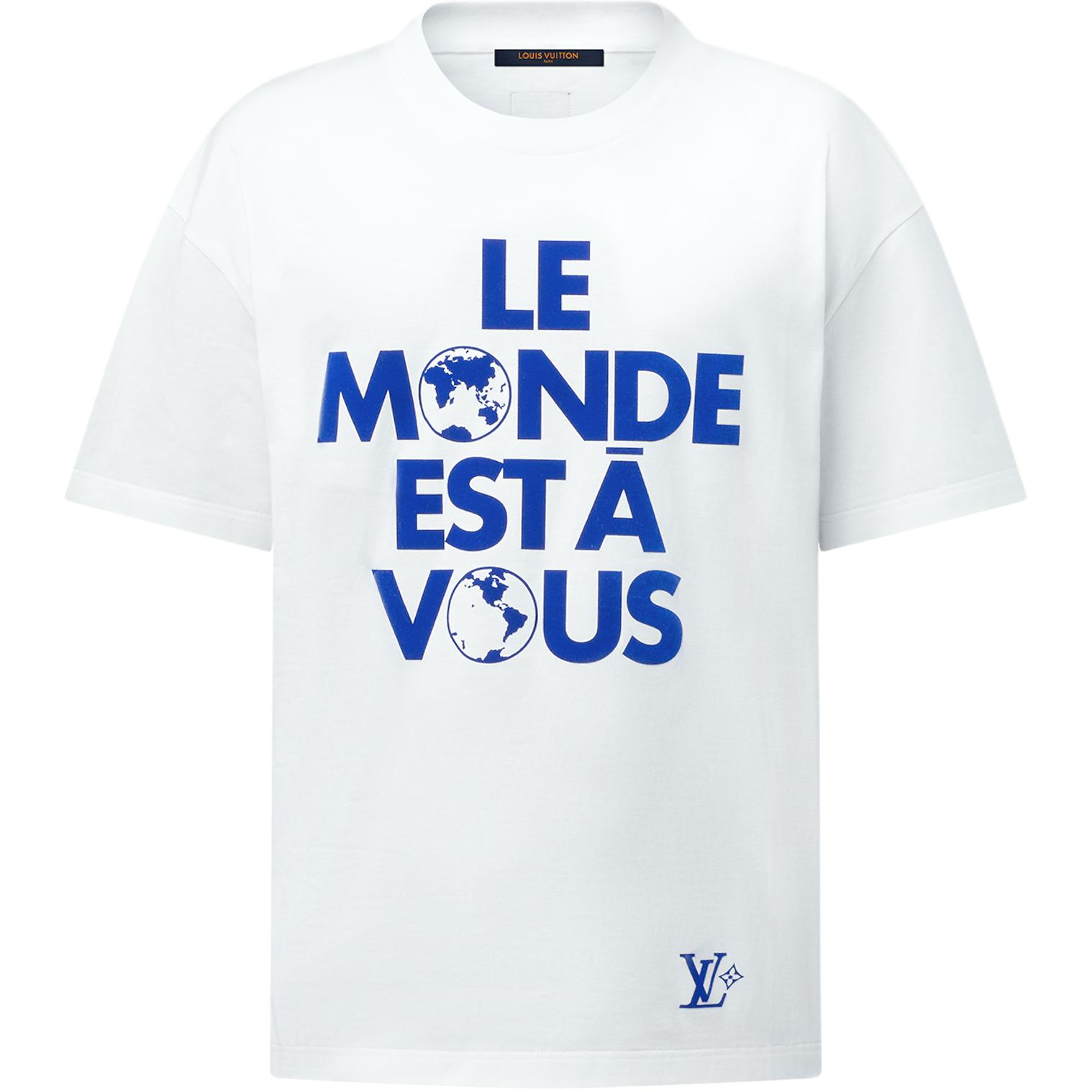 LV Kaos Logo Seri Huruf, Unisex, COD '-L-07