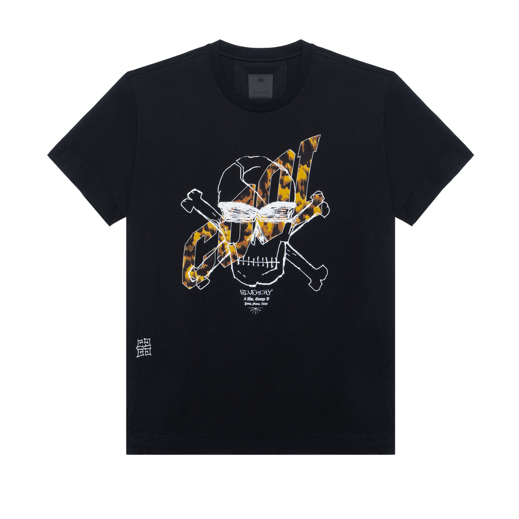Kaos Givenchy Bermotif, Unisex -J-27