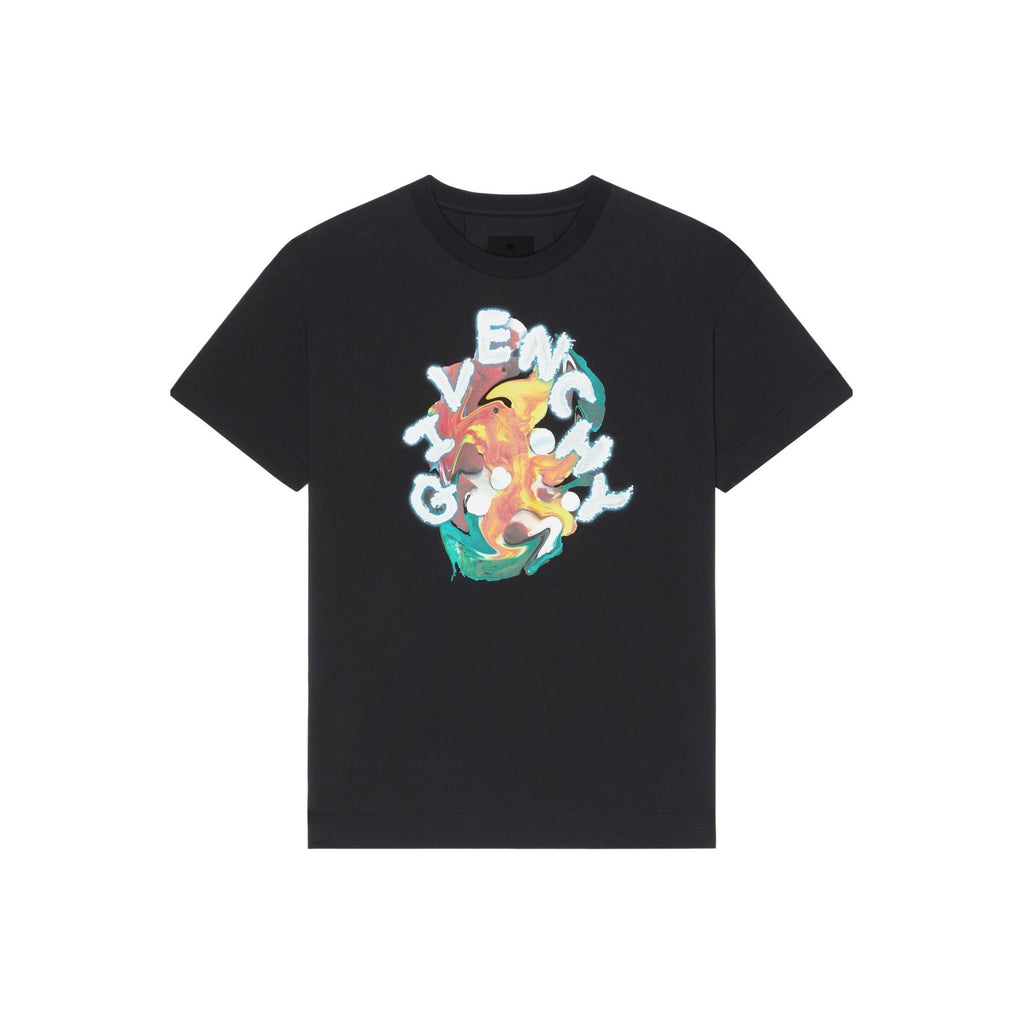 Kaos Givenchy Bermotif, Unisex -J-49