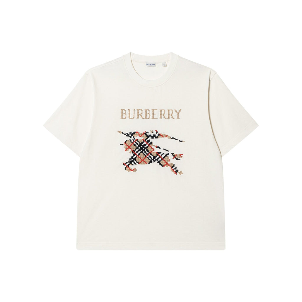 Burberry Kaos Logo Seri Huruf, Unisex, COD '"B-01
