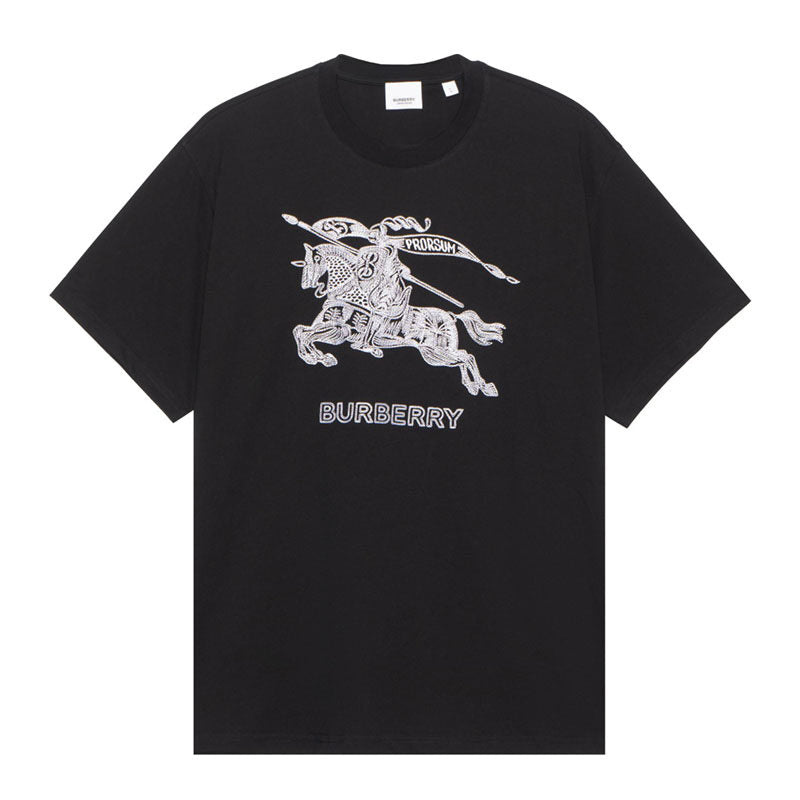 Burberry Kaos Logo Seri Huruf, Unisex, COD '"B-10