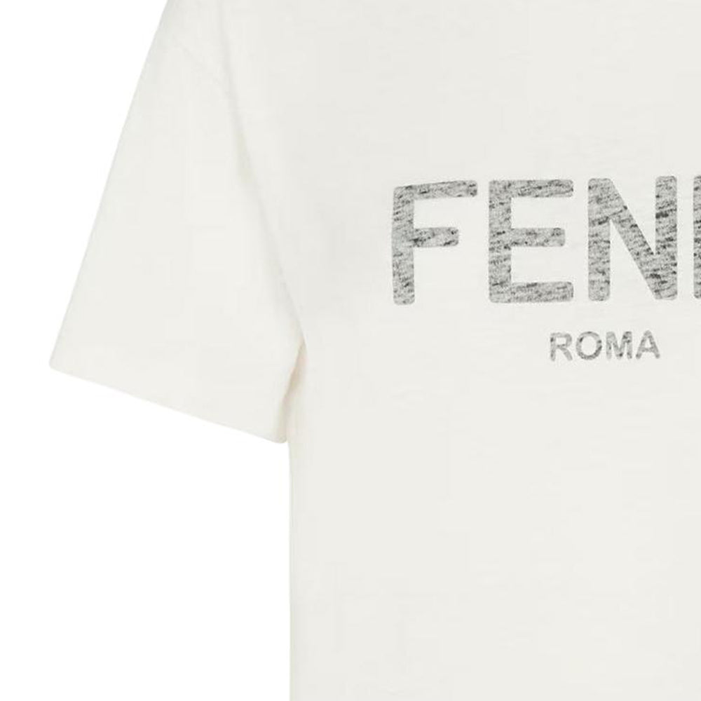 Kaos Pendek FENDI dengan Motif Gambar/Cetak, Cocok untuk Pria dan WanitaF-08