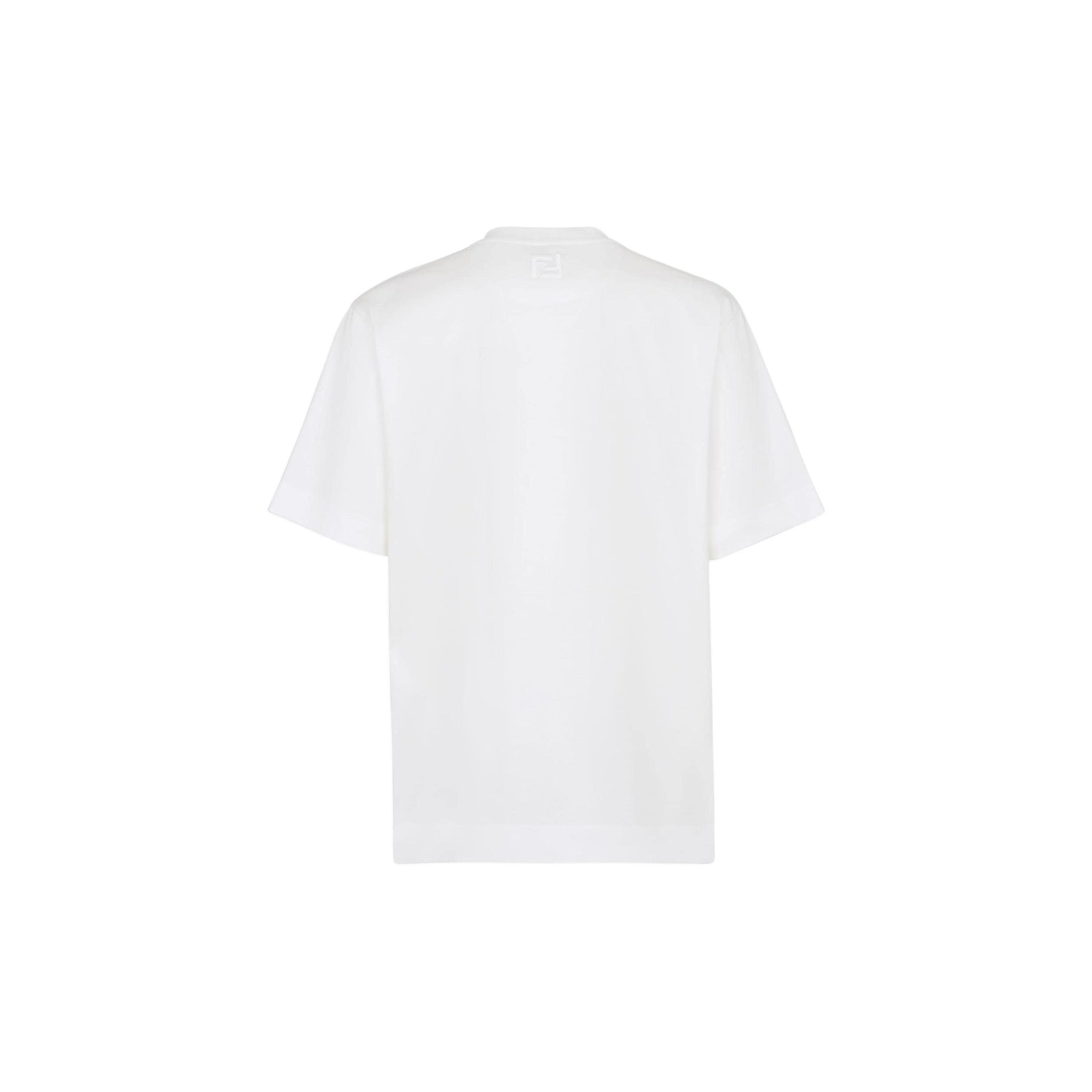 Kaos Pendek FENDI dengan Motif Gambar/Cetak, Cocok untuk Pria dan WanitaF-40