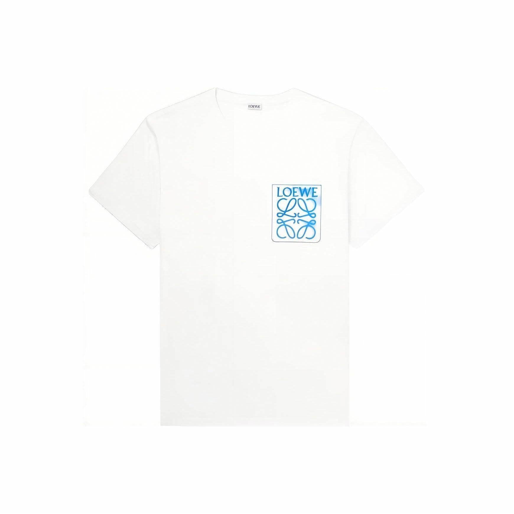 Kaos Pendek LOEWE dengan Motif Gambar/Cetak, Cocok untuk Pria dan Wanita -LE-03