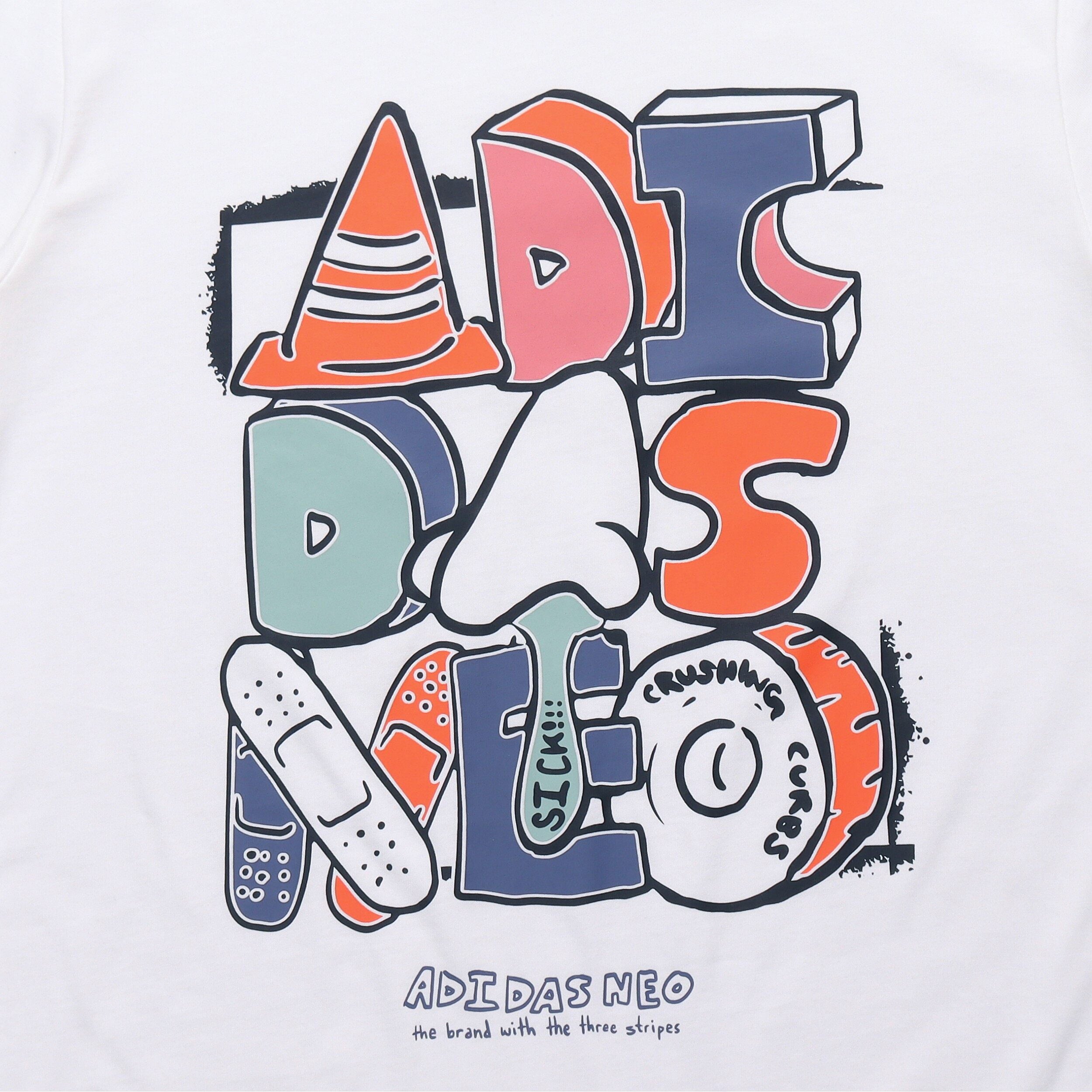 adidas Kaos Logo Seri Huruf, Unisex, COD '" AD-35