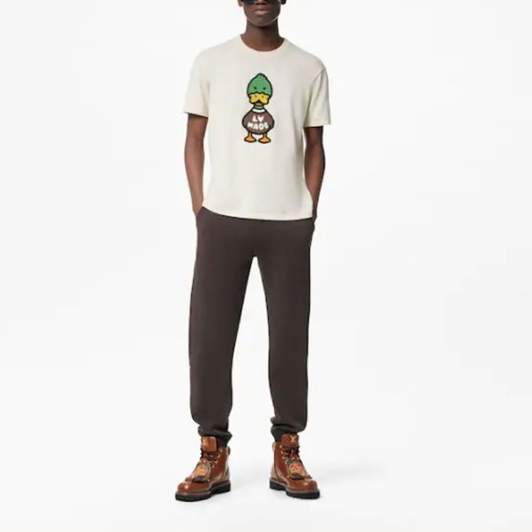 LV Kaos Logo Seri Huruf, Unisex, COD '-L-18