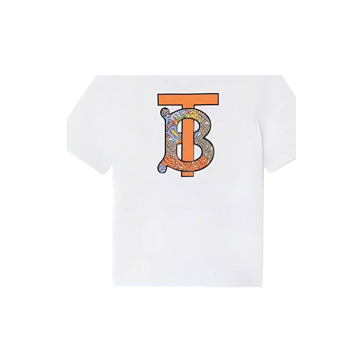 Burberry Kaos Logo Seri Huruf, Unisex, COD '"B-68