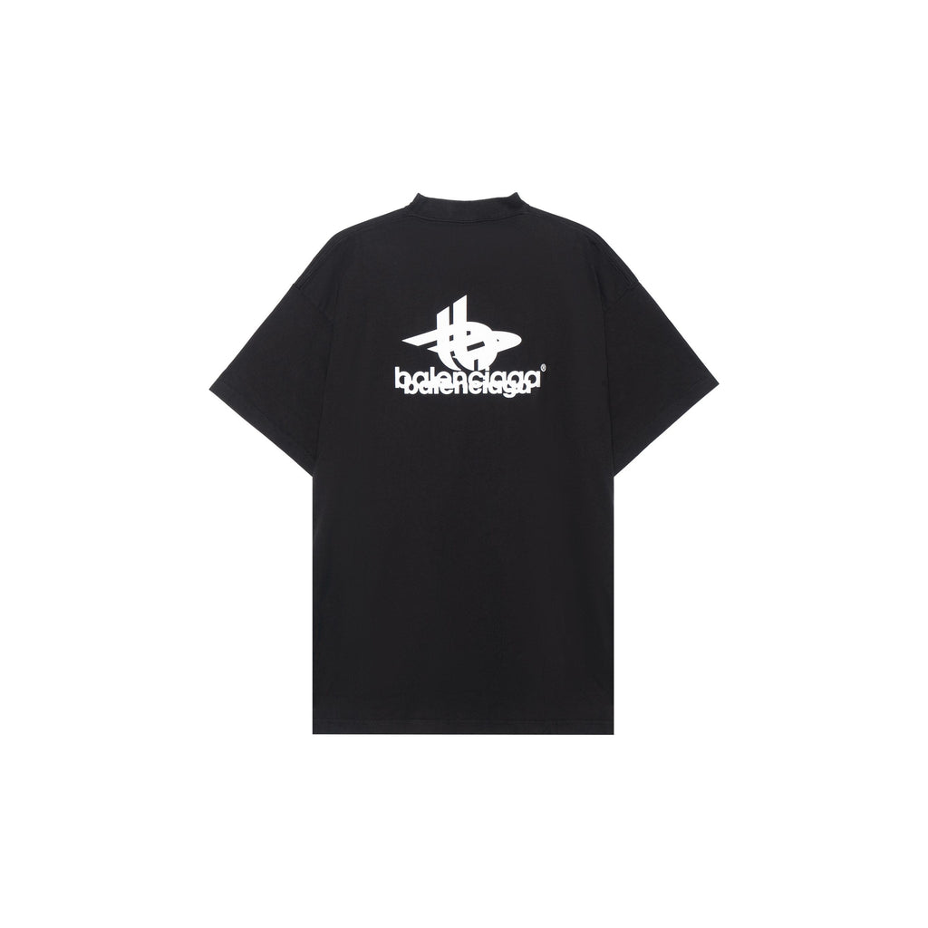 Kaos Pendek Balenciaga dengan Motif Gambar/Cetak, Cocok untuk Pria dan Wanita -BL-17